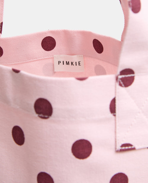 Tote bag en toile motif pois - PIMKIE - 3