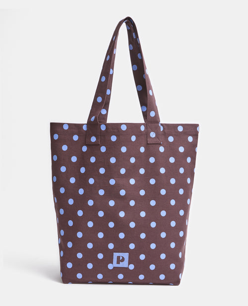 Tote bag en toile motif pois - PIMKIE - 1