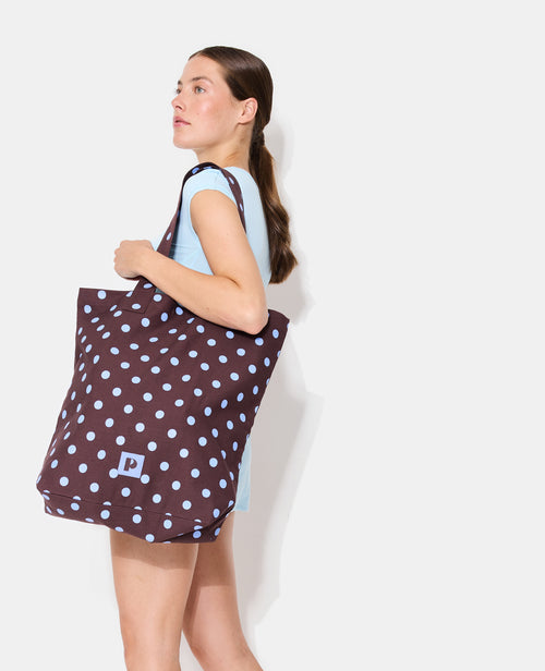 Tote bag en toile motif pois - PIMKIE - 2