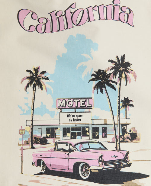 Tote bag en toile avec motifs California - PIMKIE - 6