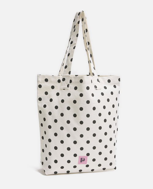 Tote bag en toile avec pois - PIMKIE - 1