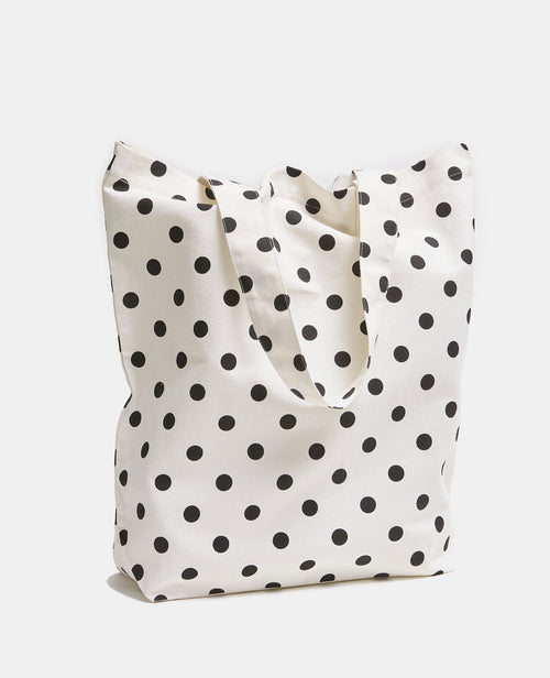 Tote bag en toile avec pois - PIMKIE - 4