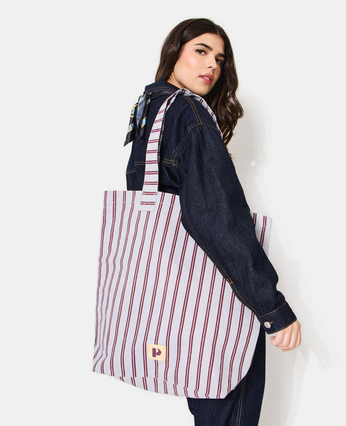 Tote bag rayé - PIMKIE - 2