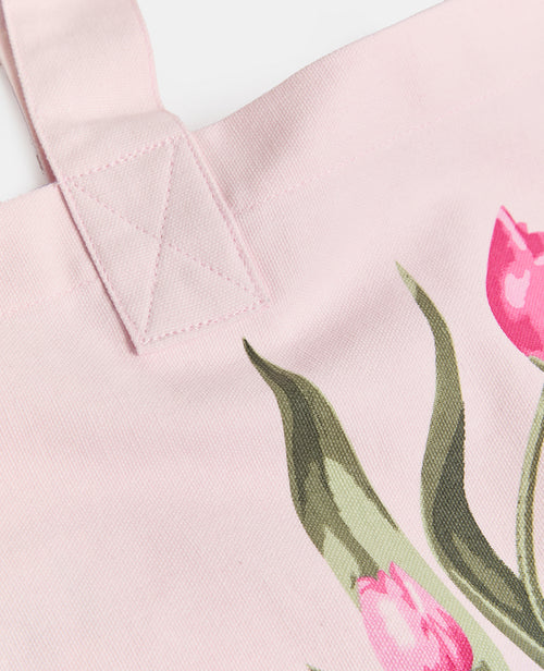 Tote bag en toile avec motifs Tulipes - PIMKIE - 4