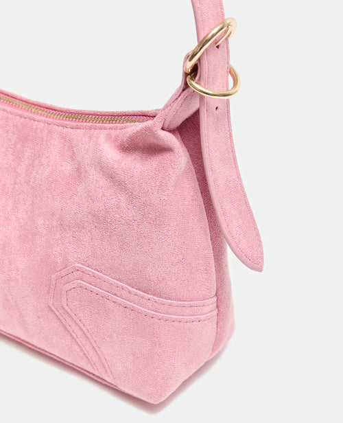 Sac baguette en suédine porté épaule - PIMKIE - 3