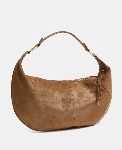 Sac demi-lune en suédine souple porté épaule - PIMKIE - 5