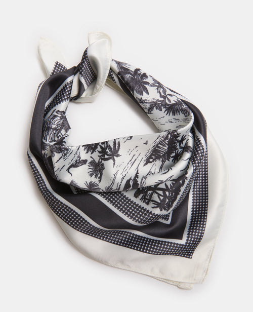Foulard en tissu satiné avec motifs île déserte - PIMKIE - 2