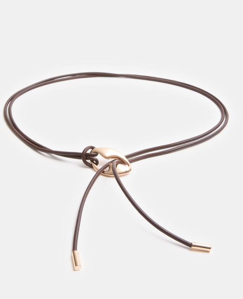 Ceinture cordon en simili avec boucle fantaisie - PIMKIE - 1