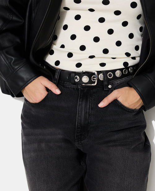 Ceinture avec œillets et écussons - PIMKIE - 2