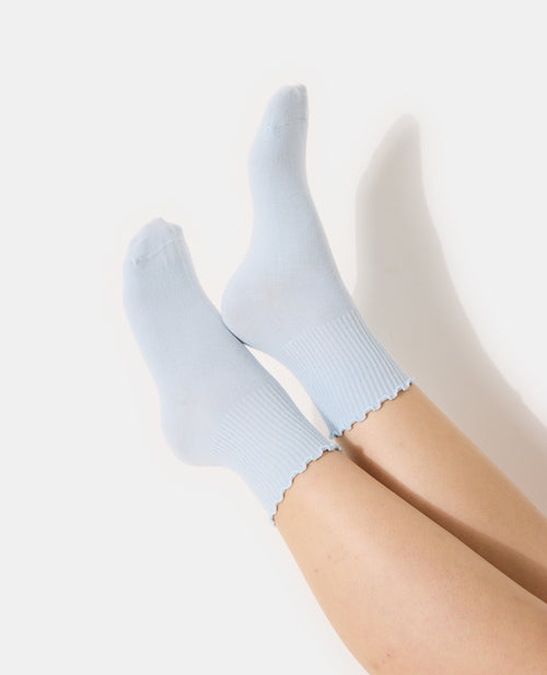 Lot de 2 paires de chaussettes bords ondulés - PIMKIE - 2