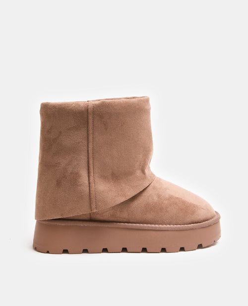 Boots fourrées avec semelles compensées - PIMKIE - 1