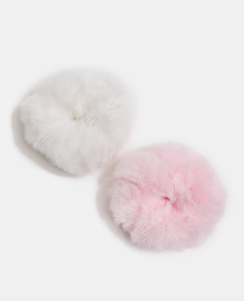 Lot de 2 chouchous en fourrure - PIMKIE - 1