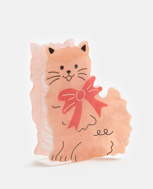 Pince crocodile chat effet nacre - PIMKIE - 1