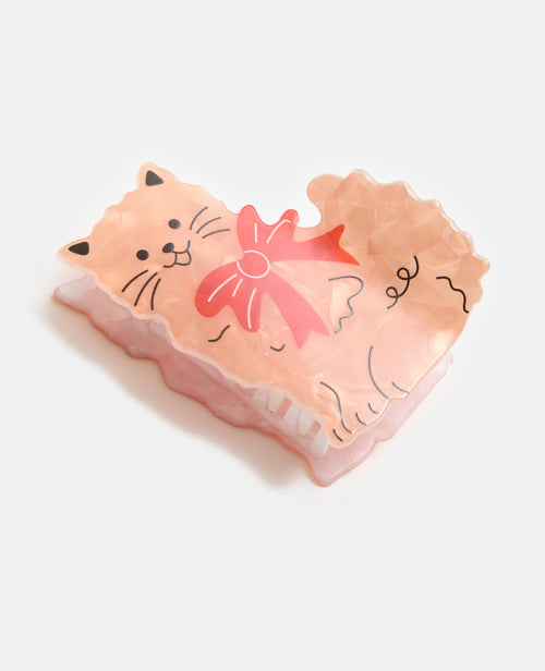 Pince crocodile chat effet nacre - PIMKIE - 4