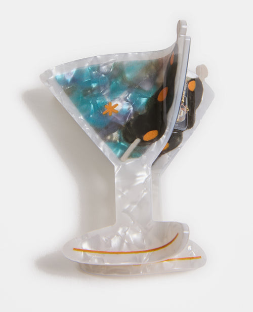 Pince crocodile cocktail effet nacre - PIMKIE - 1