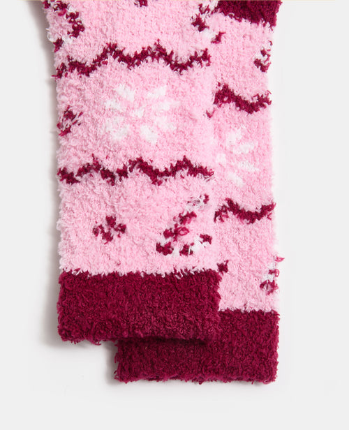 Paire de chaussettes fluffy avec motifs de Noël - PIMKIE - 4
