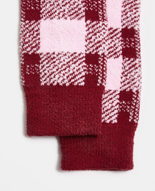 Paire de chaussettes fluffy à carreaux - PIMKIE - 4