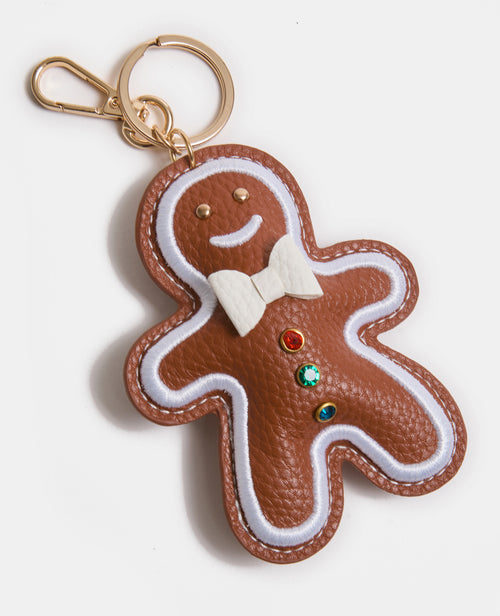 Déco de sac gingerbread man en simili - PIMKIE - 1