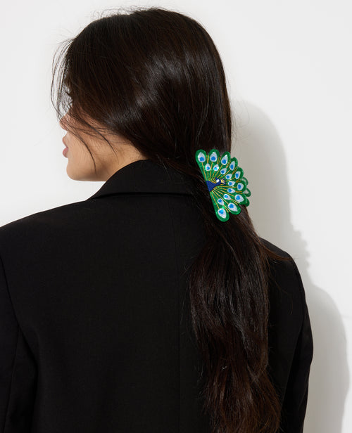 Pince crocodile paon effet nacre - PIMKIE - 2