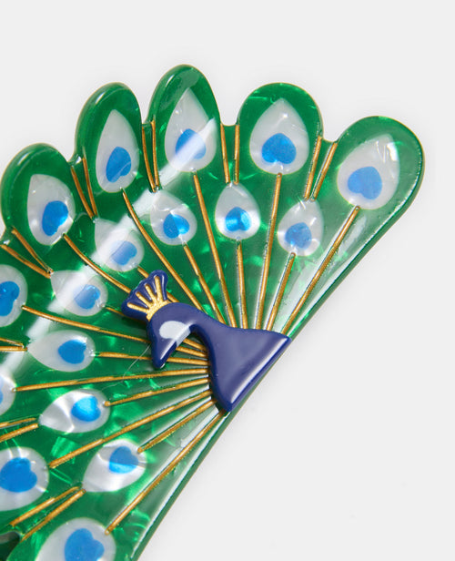 Pince crocodile paon effet nacre - PIMKIE - 3