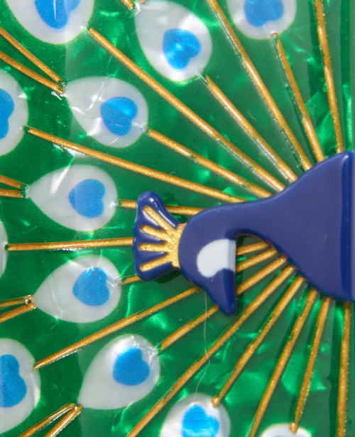 Pince crocodile paon effet nacre - PIMKIE - 5