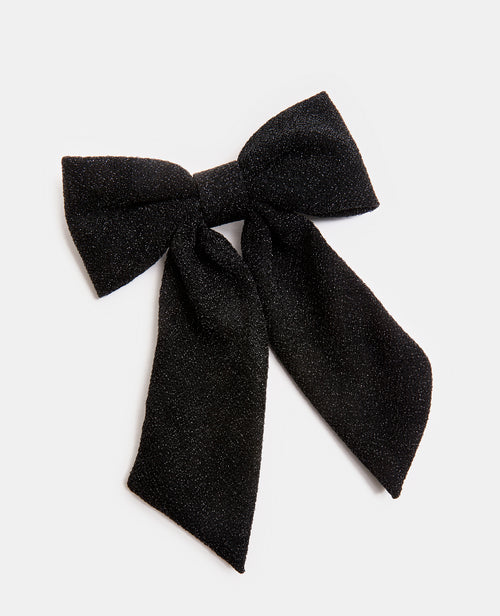 Barrette avec nœud en maille lurex - PIMKIE - 1