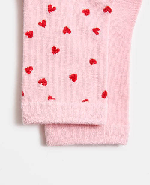 Lot de 2 paires de chaussettes avec cœurs - PIMKIE - 2
