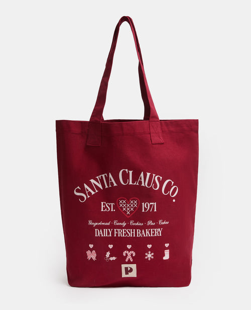 Tote bag en toile motifs de Noël - PIMKIE - 1