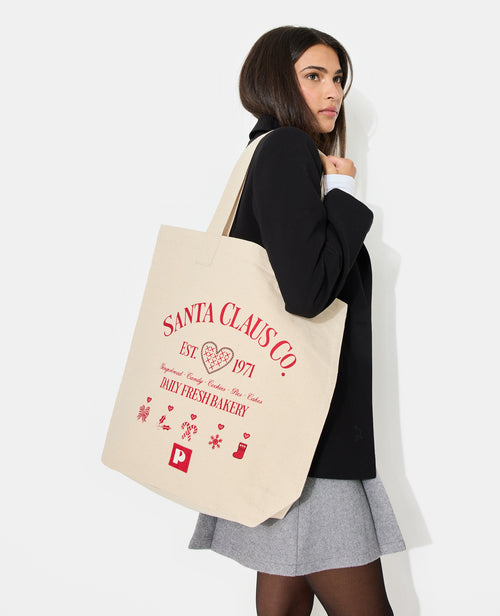 Tote bag en toile motifs de Noël - PIMKIE - 2