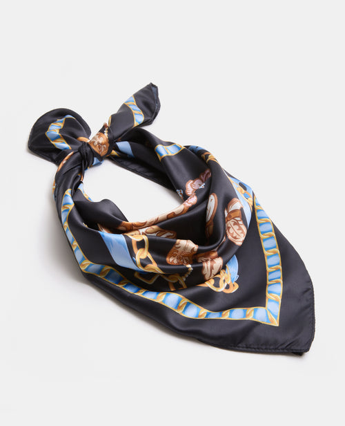 Foulard en tissu satiné avec santiags - PIMKIE - 1