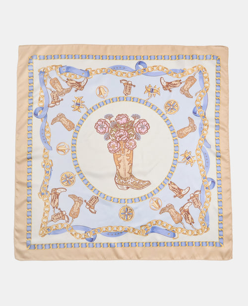 Foulard en tissu satiné avec santiags - PIMKIE - 4