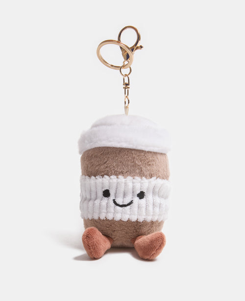 Déco de sac avec gobelet de café en peluche - PIMKIE - 1