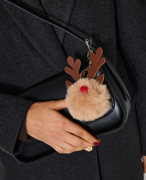Déco de sac tête de renne en fausse fourrure - PIMKIE - 2