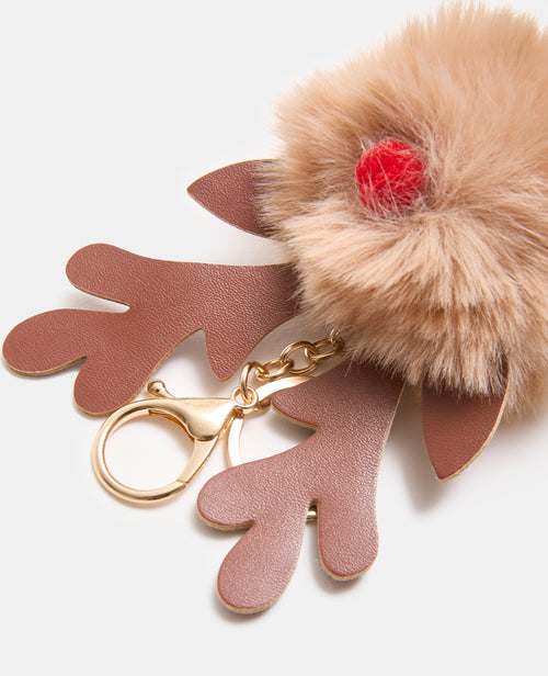 Déco de sac tête de renne en fausse fourrure - PIMKIE - 3