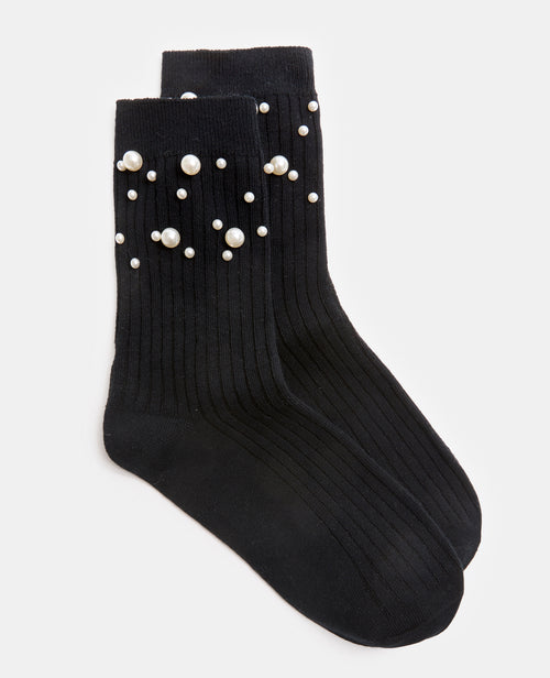 Paire de chaussettes avec perles - PIMKIE - 1