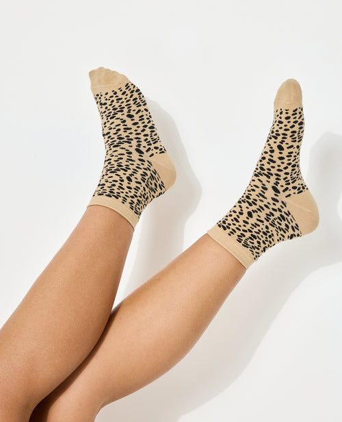 Lot de 2 paires de chaussettes motif léopard - PIMKIE - 2
