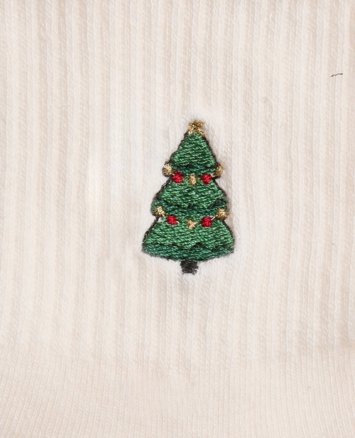 Paire de chaussettes avec broderie sapin de Noël - PIMKIE - 4