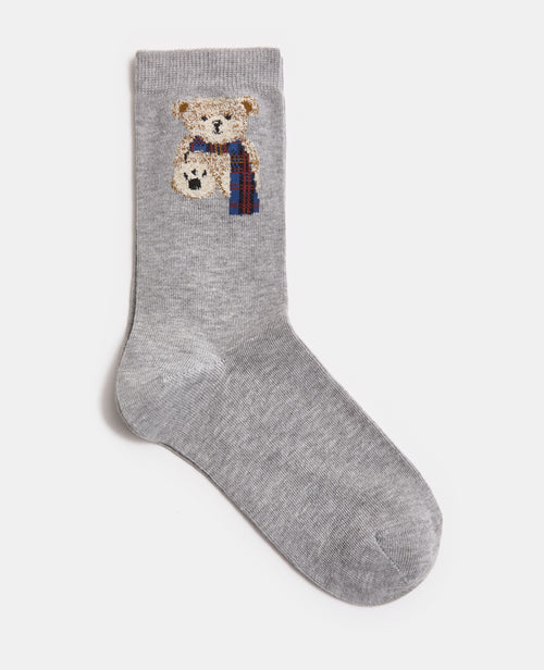 Paire de chaussettes avec ourson - PIMKIE - 1