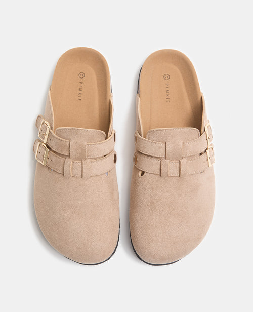 Mules sabots en suédine avec motifs esprit bandana - PIMKIE - 2