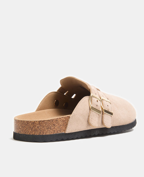 Mules sabots en suédine avec motifs esprit bandana - PIMKIE - 4