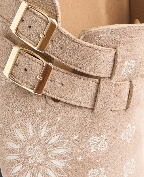 Mules sabots en suédine avec motifs esprit bandana - PIMKIE - 5