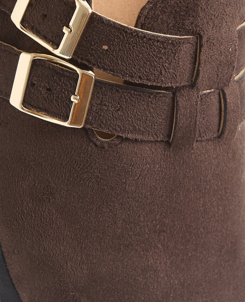 Mules sabots en suédine 2 brides - PIMKIE - 5