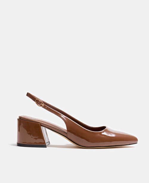 Sandales vernies avec bouts pointus et talons bloc - PIMKIE - 1