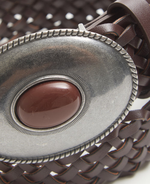 Ceinture tressée avec boucle métal et pierre - PIMKIE - 5