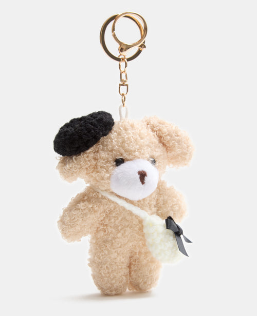 Déco de sac chien avec chapeau et besace - PIMKIE - 1