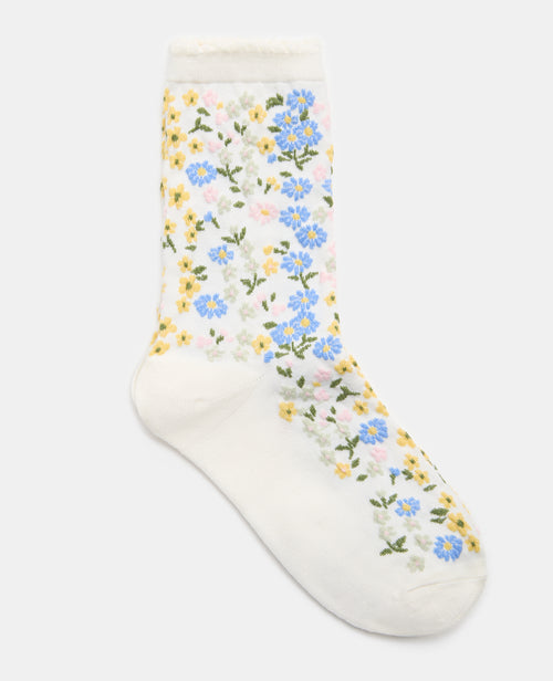 Paire de chaussettes avec fleurs - PIMKIE - 1