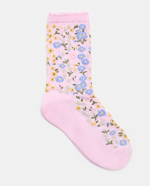 Paire de chaussettes avec fleurs - PIMKIE - 1