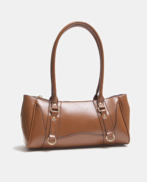 Sac baguette porté épaule avec détails boucles - PIMKIE - 1