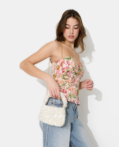 Sac sequins avec poignée et bandoulière chaîne - PIMKIE - 2