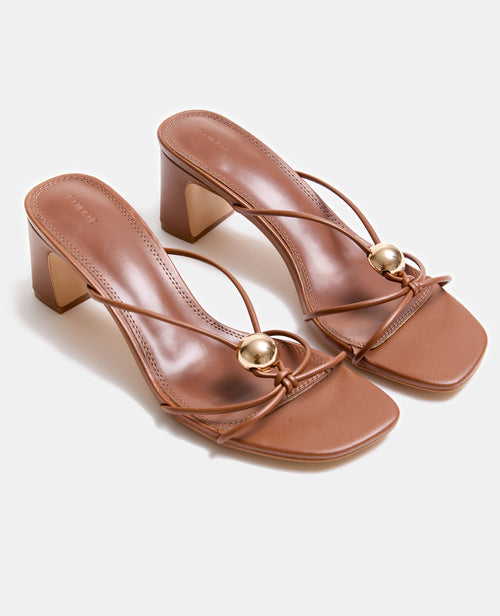 Mules à talon avec détail bille métallique - PIMKIE - 2